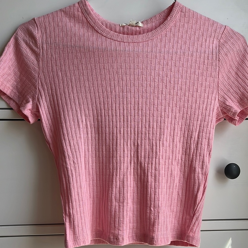 BRAND NEW WITH TAGS Pink baby tee